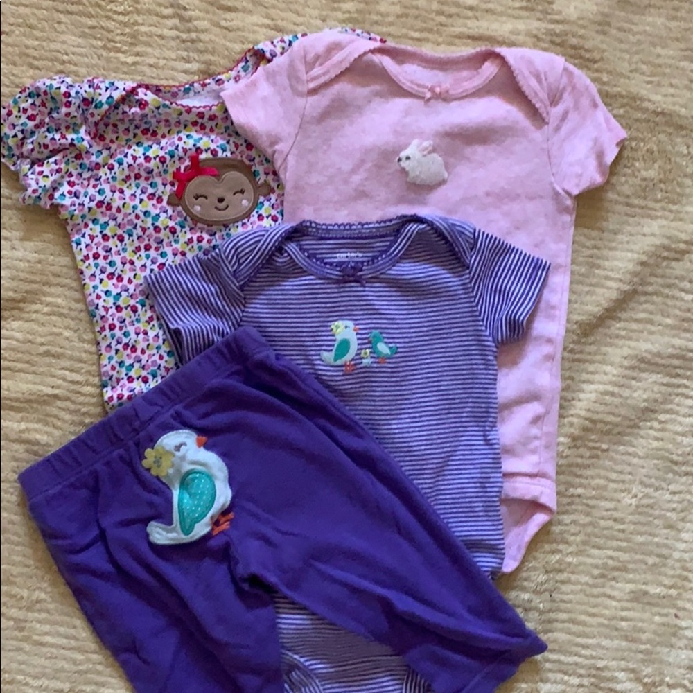 3/$15 4 piece baby animals